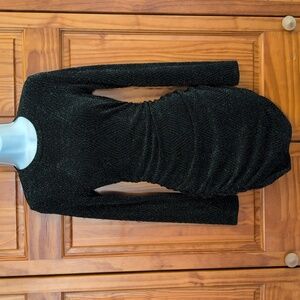 Speechless Bodycon Long Sleeve Sparkle Fitted Glitter Dress S